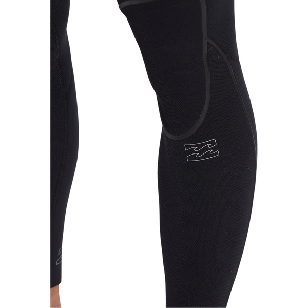 2026 Billabong Heren Furnace Natural 4/3mm Borst Ritssluiting Wetsuit ABYW100265 - Black